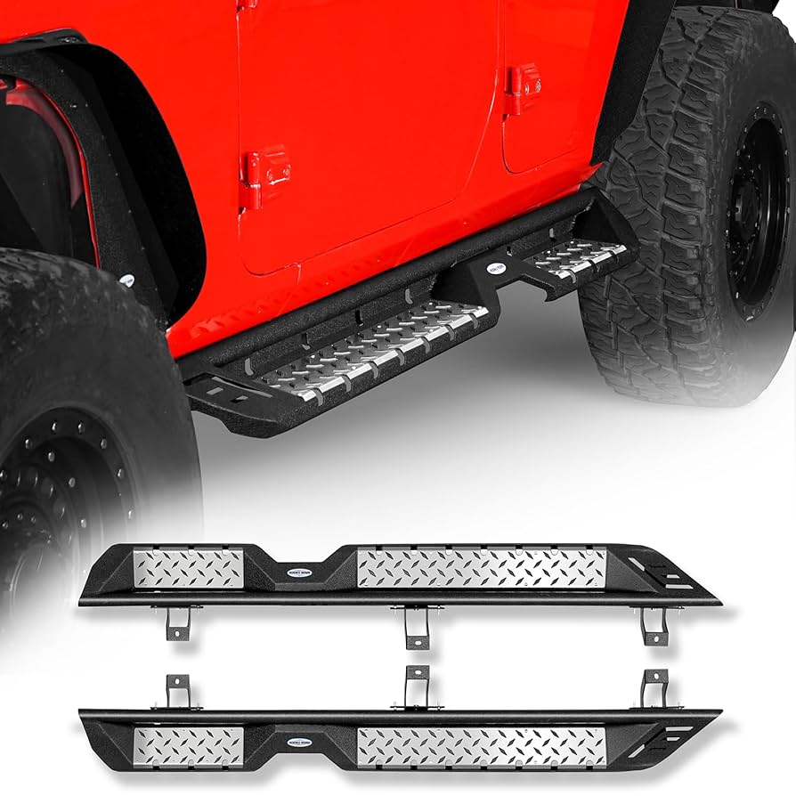 送料込み JLラングラー サイドステップ AMP RESEARCH 正規品 ジープ JL ラングラー 4ドア 電動 サイド